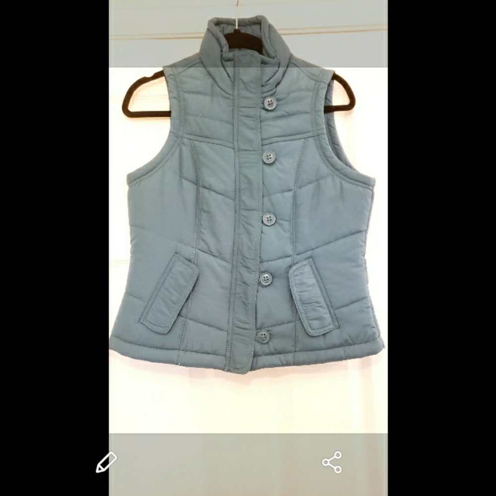Blue Puffy Vest